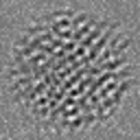 Simulated HRTEM image of AgCo Core-Shell Nanoalloy